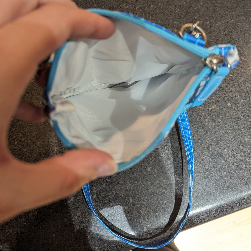 Blue mosaic Scout crossbody bag purse - Picture 2 of 6